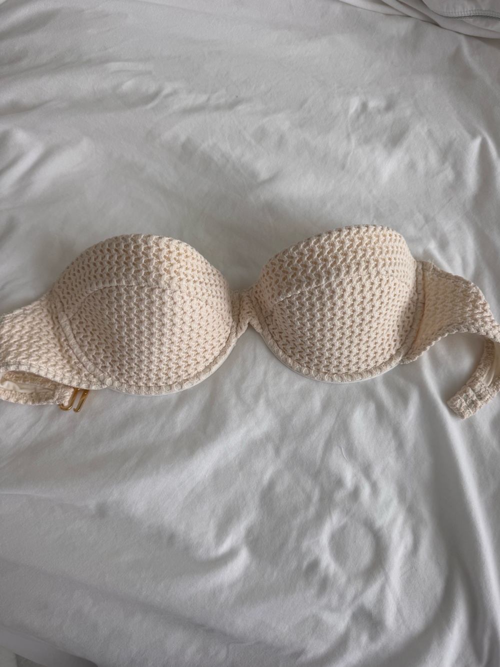 Montce cream bathing suit top
